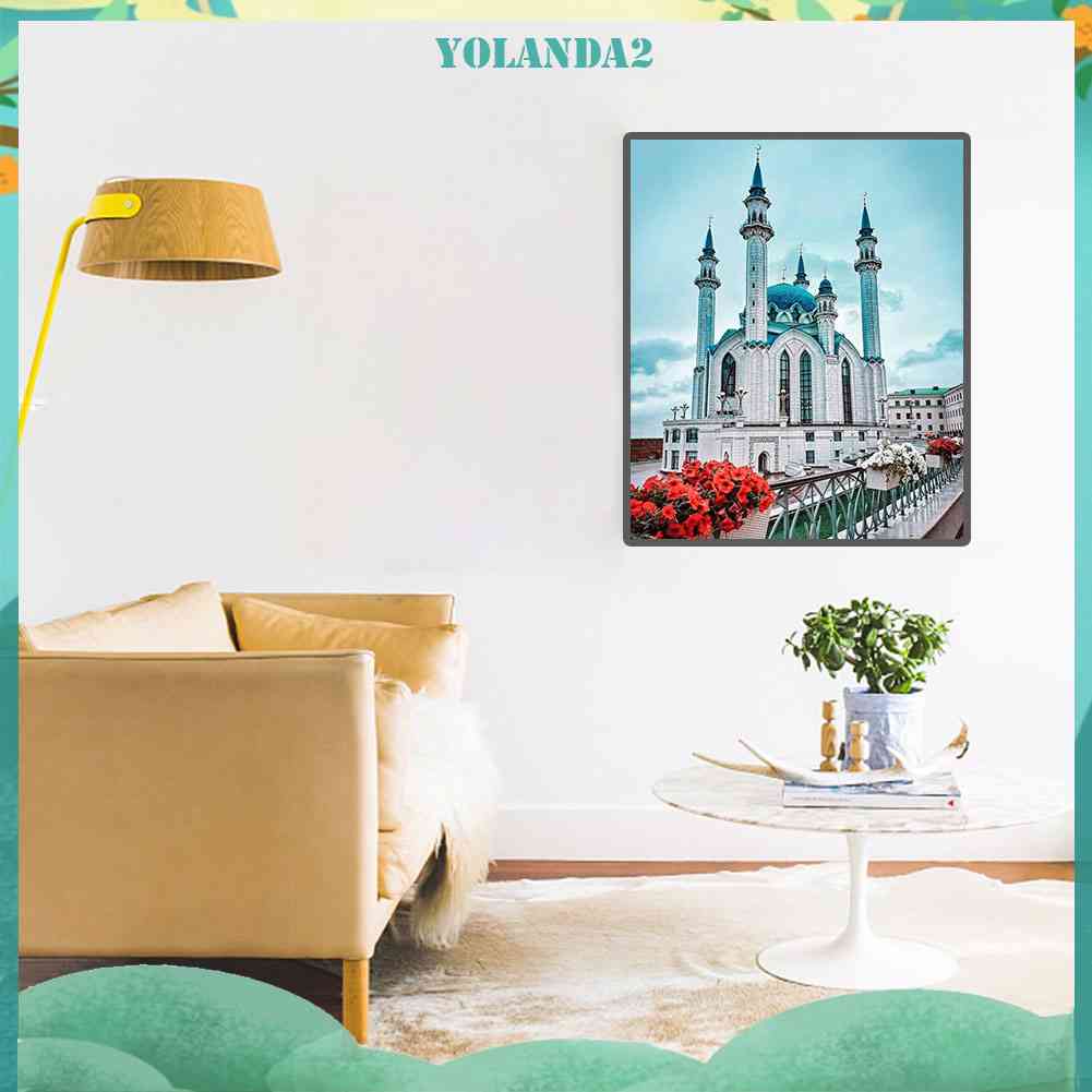 Tranh Đính Đá Kim Cương Toàn Bộ 5D DIY Hình Vẽ Nghệ Thuật Trang Trí Nhà Cửa