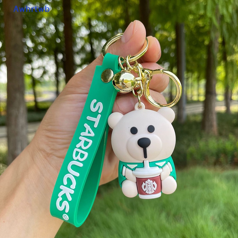 Móc Chìa Khóa Silicon Hình Gấu Bông Ba Chiều Dễ Thương Mới