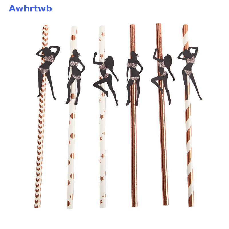 Set 6 Ống Hút Chuyên Dụng Cho Vũ Công Múa Bachelor Mới