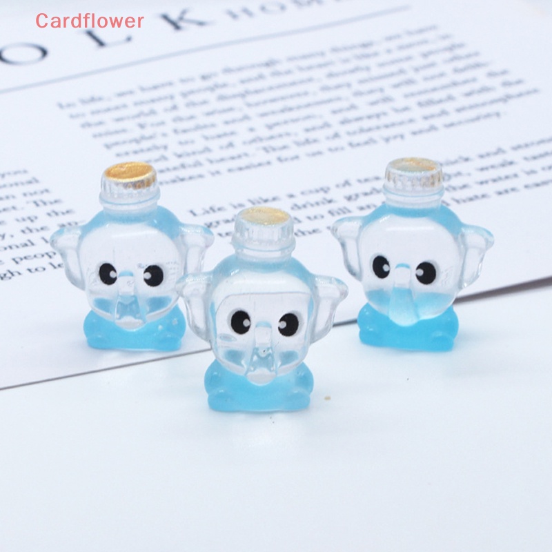 1 Chú Voi Dạ Quang Trang Trí Tiểu Cảnh Mới