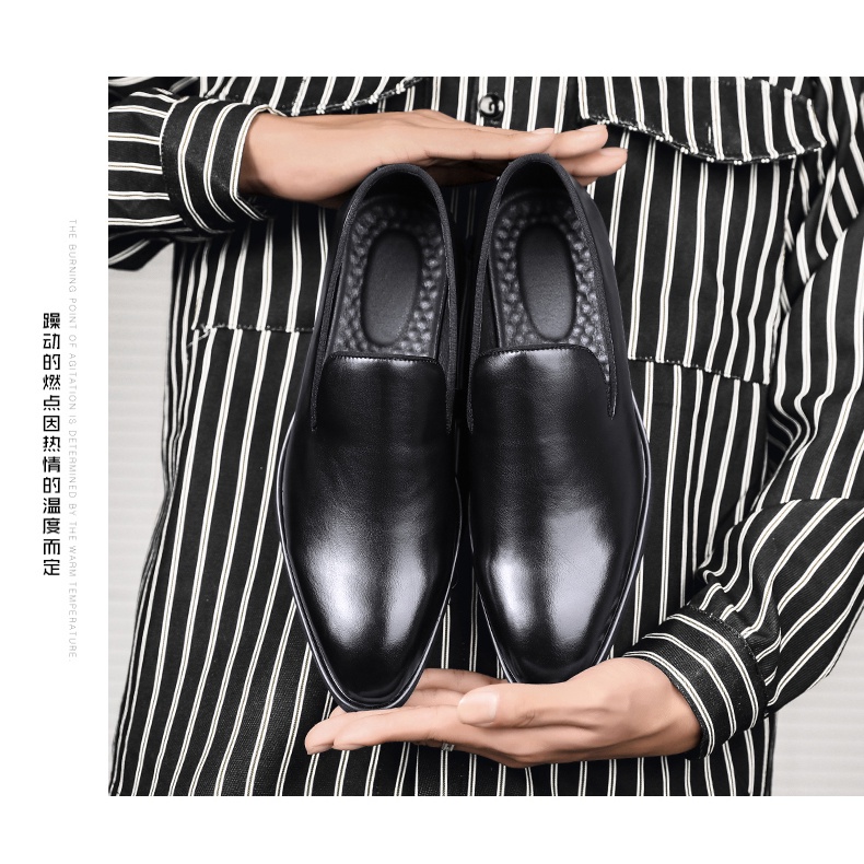 Giày Lười Da Sang Trọng Cho Nam, size 38-48