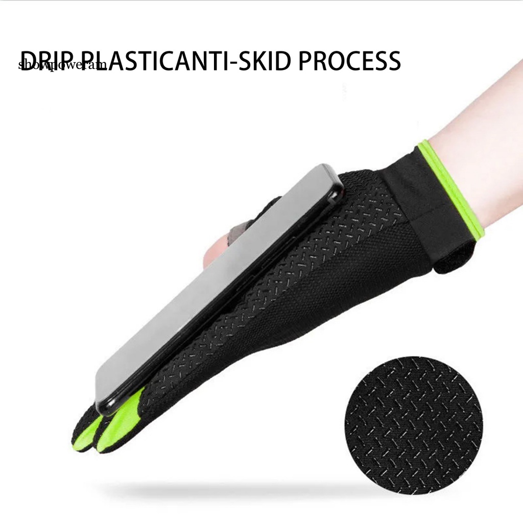 1 Cặp Găng Tay Thấm Hút Mồ Hôi Có Thể Chạm Màn Hình Cảm Ứng Tiện Dụng