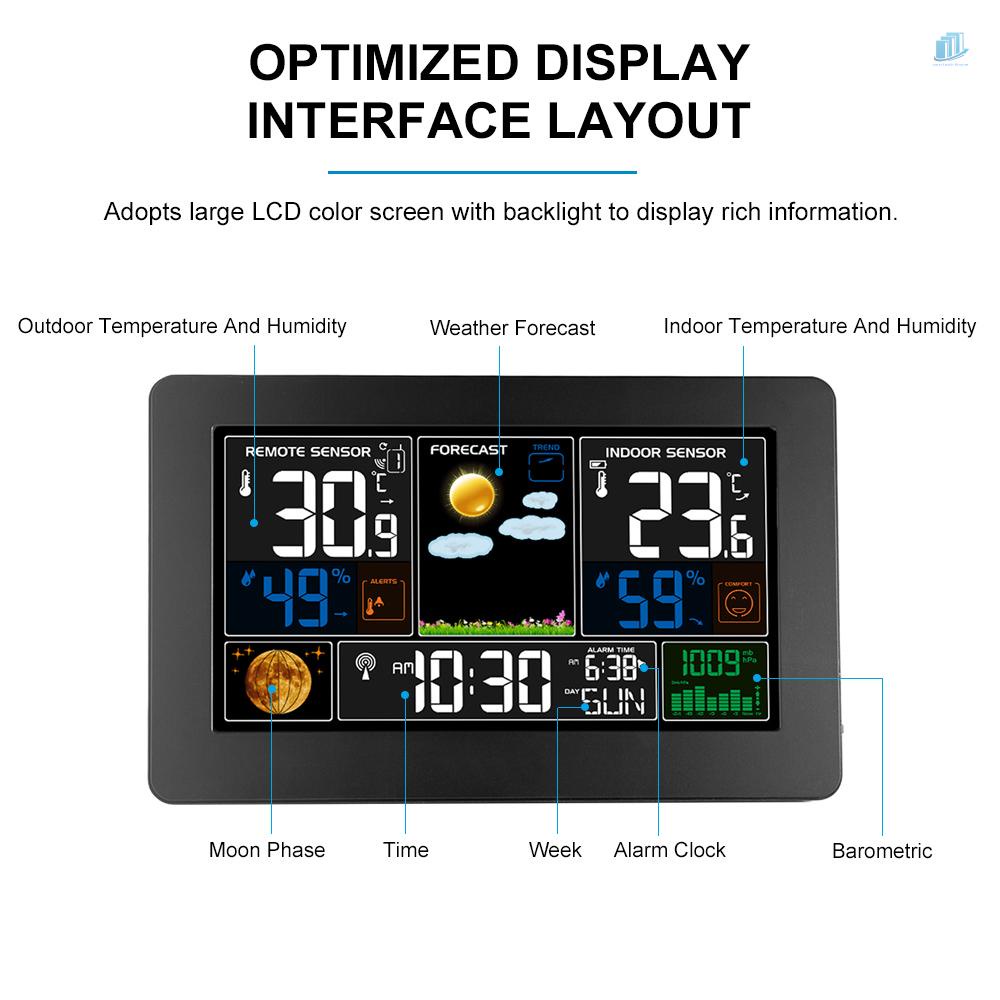 Đồng Hồ Kỹ Thuật Số 3 Trong 1 Màn Hình Màu Sắc RF (s2mwvn) 3 Trong 1