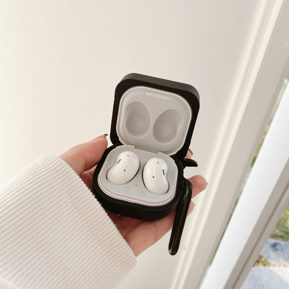 Vỏ Bảo Vệ Hộp Sạc Tai Nghe Bluetooth Samsung Galaxy buds live / buds 2 2pro / buds pro Bằng Silicon Hình Cá Vui Nhộn