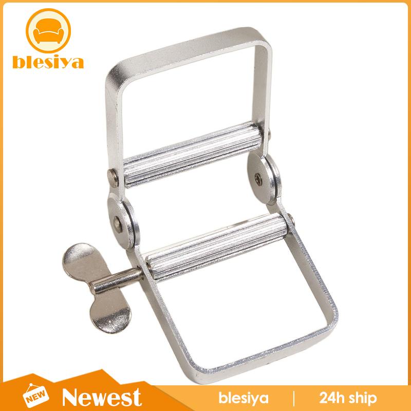 [Blesiya] Dụng Cụ Lăn Ép Kem Đánh Răng Di Động Bằng Kim Loại Cho Họa Sĩ Cà Chua