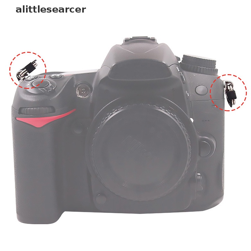 1 Cặp Vòng Khóa Tam Giác Bằng Kim Loại Cho Dây Đeo Máy Ảnh Slr