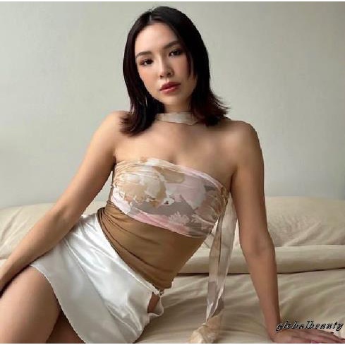 Áo Ống Mỏng Không Tay Hở Vai Thời Trang Mùa Hè Cho Nữ