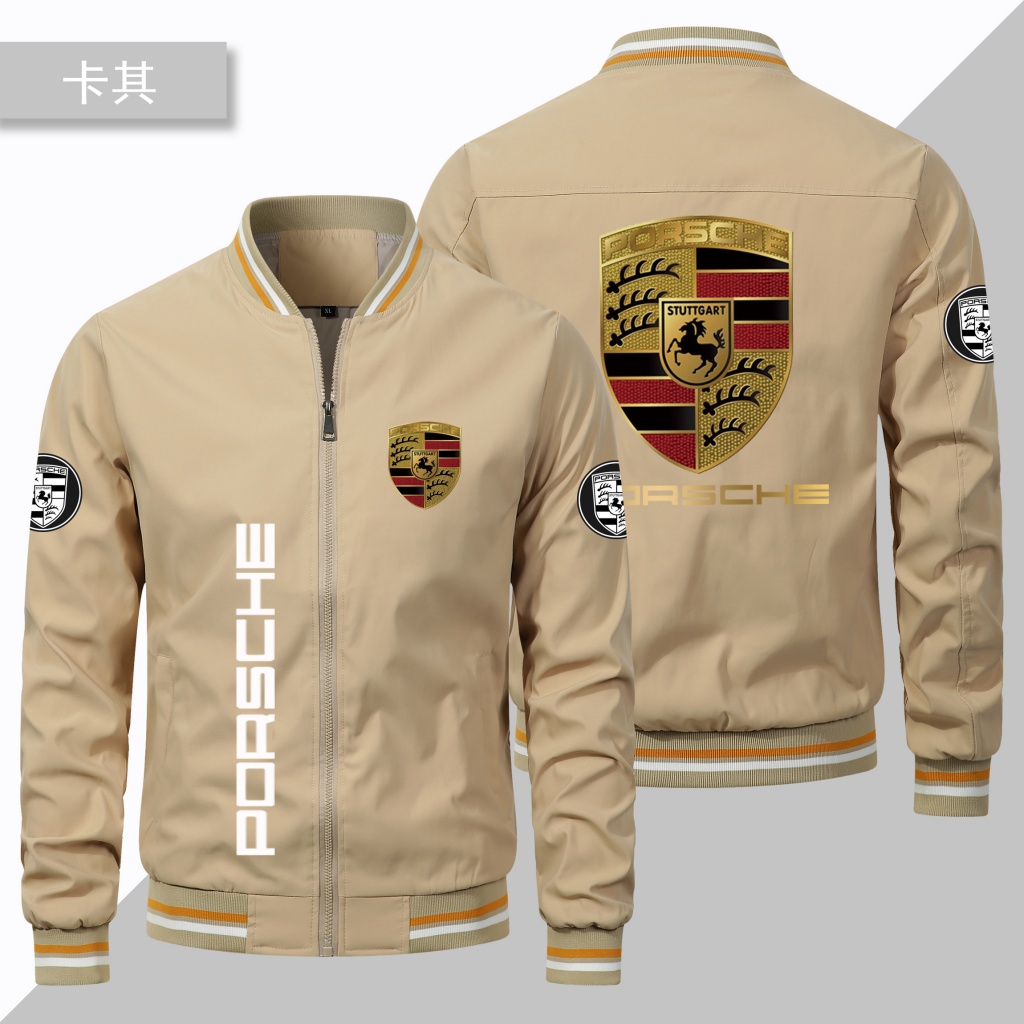 Áo Khoác Thể Thao In LOGO Porsche Thiết Kế Mỏng Kiểu Dáng Đơn Giản Có Size Lớn Thời Trang 2023 Dành Cho Nam