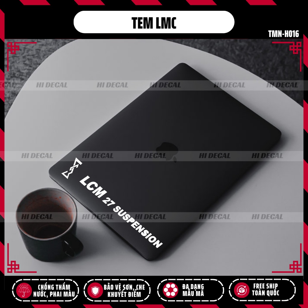 Tem LCM decal sticker dán phuộc xe máy | TMN-H007 | Decal tem sticker hình dán chống nước, chống phai màu
