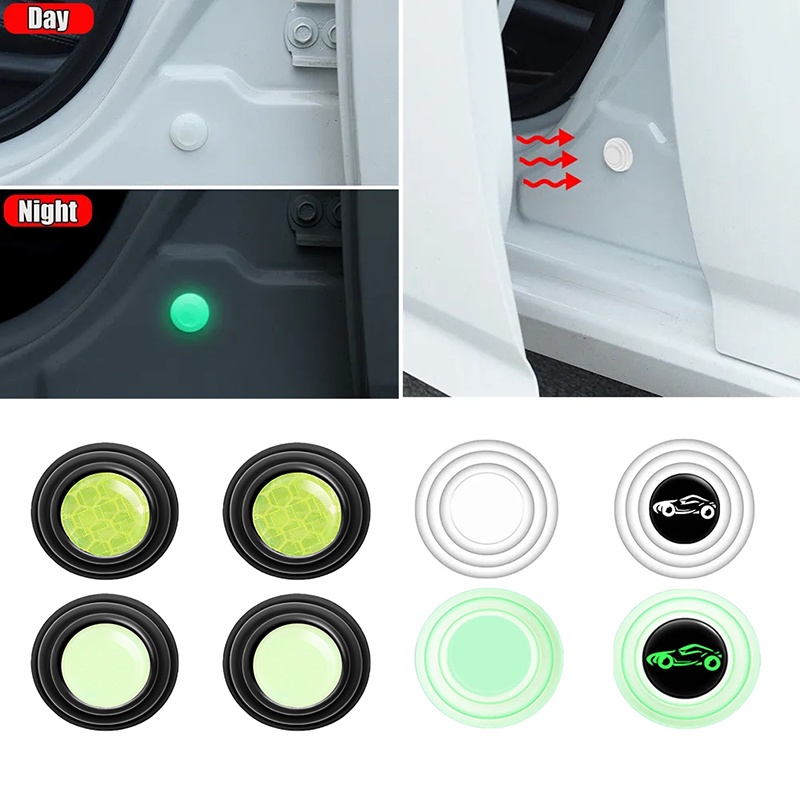 Đệm Silicone Phản Quang Chống Sốc Chống Va Chạm Cho Cửa Xe Hơi