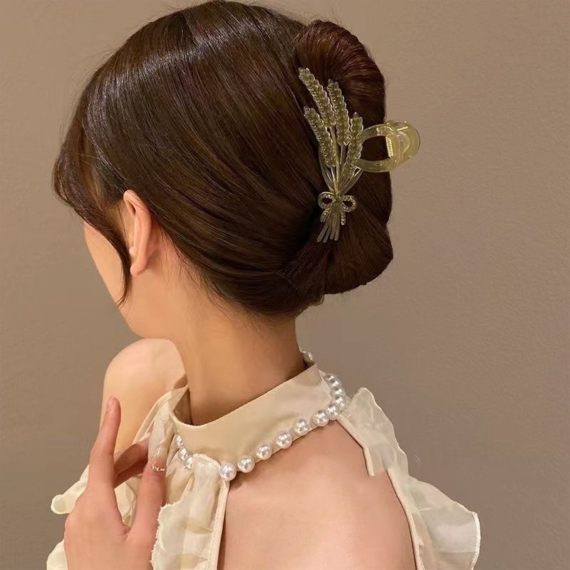 Kẹp Tóc Dạng Thạch Hình Cá Mập Màu Sắc Rực Rỡ Kích Thước Lớn Hợp Thời Trang Cho Nữ