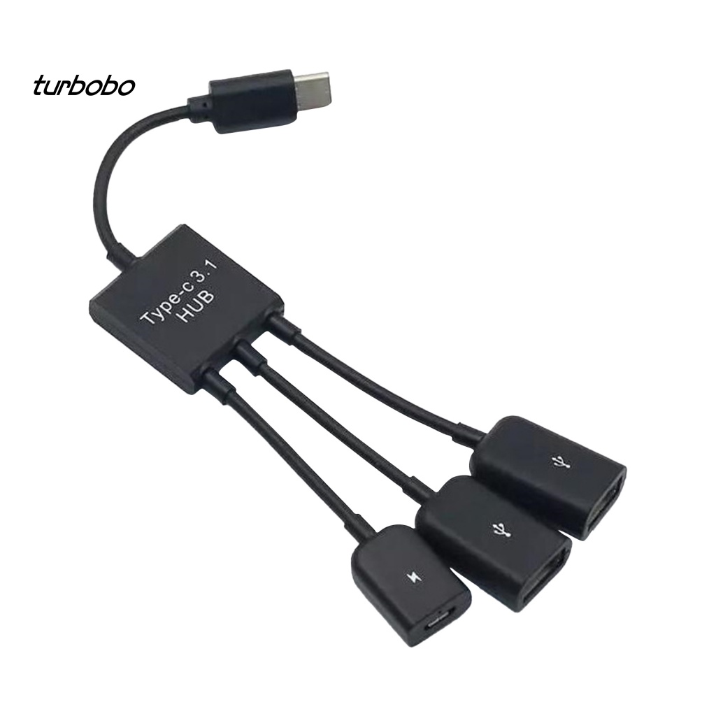 Bộ Chuyển Đổi USB OTG 3 Trong 1 Gọn Nhẹ 3 Trong 1 Cho Xe Hơi