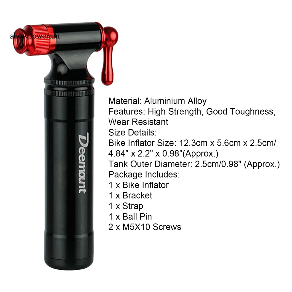 1 Bộ Dụng Cụ Bơm Bánh Xe Đạp Ngoài Trời Thiết Kế Tiện Dụng SPM 1