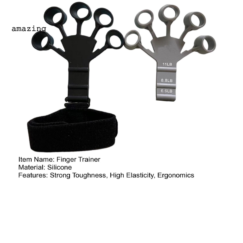 1 Bộ Dụng Cụ Luyện Tập Mở Rộng Ngón Tay Bằng Silicone Linh Hoạt