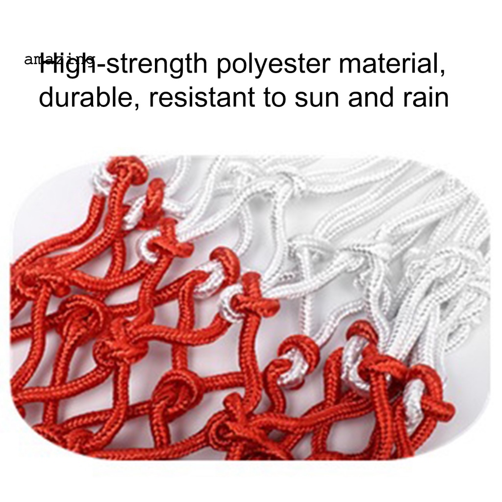 Bộ 2 Vòng Lưới Chơi Bóng Rổ Nhiều Màu Sắc Chống Mưa Tiện Dụng