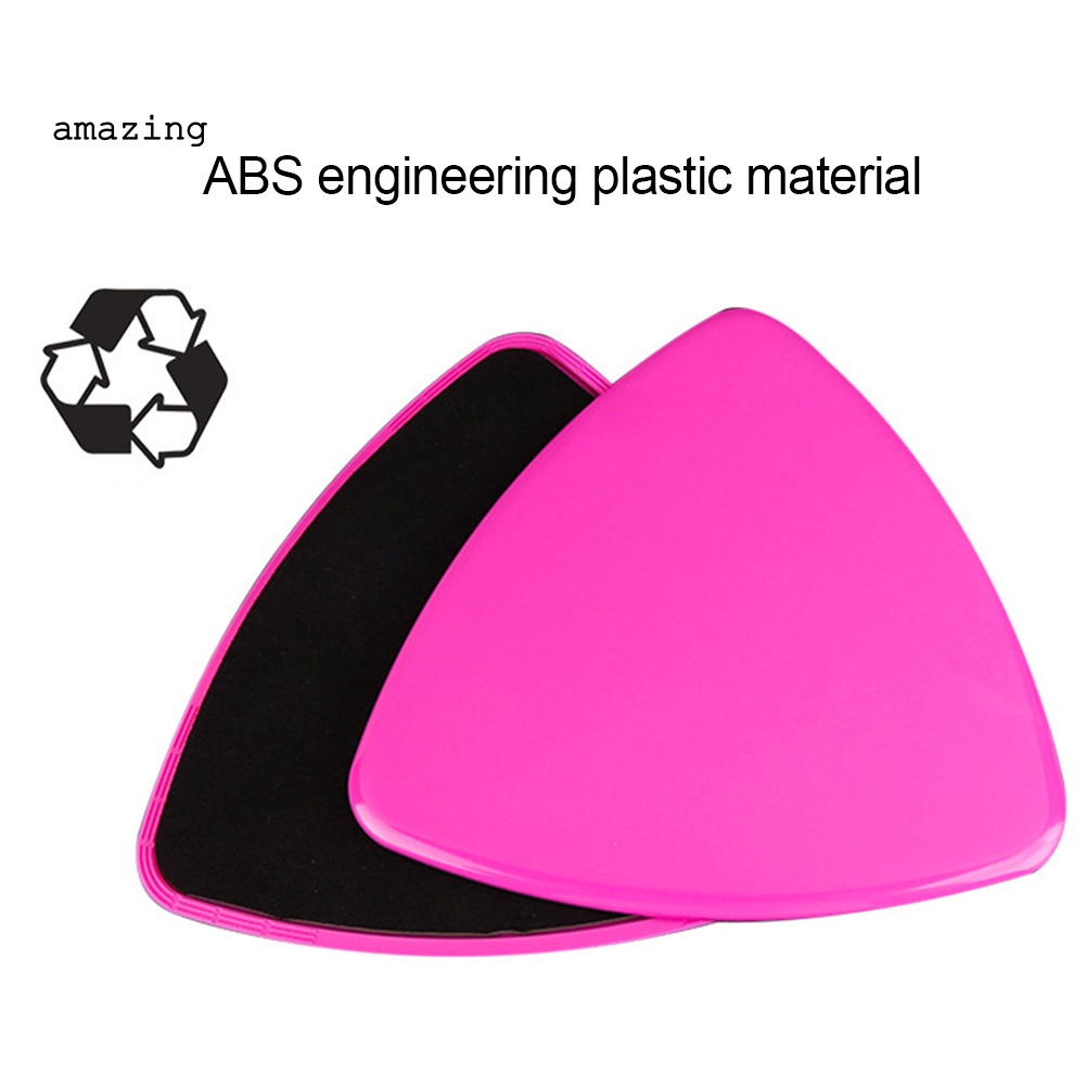 Set 2 Đĩa Trượt Hình Tam Giác Hỗ Trợ Tập Yoga / Thể Hình