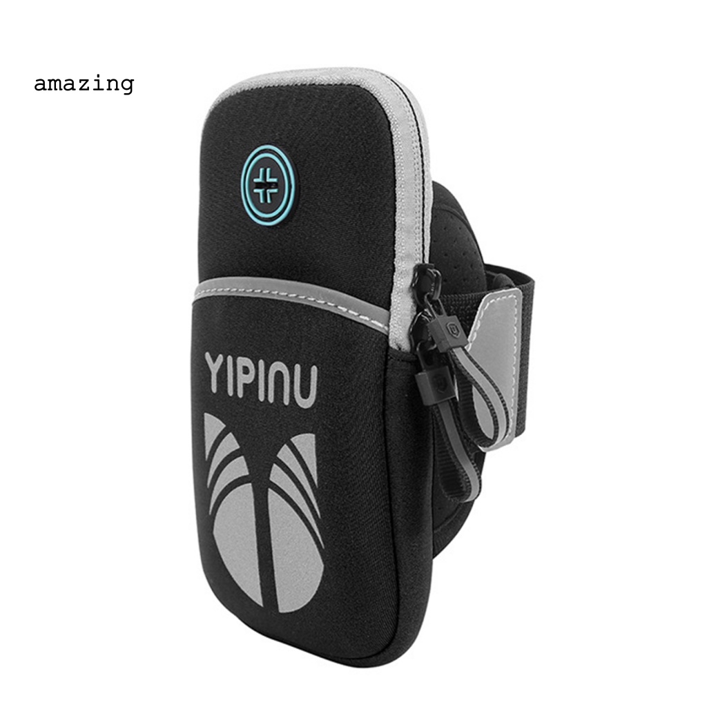 Giá Đỡ Điện Thoại Đeo Cánh Tay Nhỏ Gọn Thiết Kế Phản Quang Dành Cho Tập Gym / Thể Hình