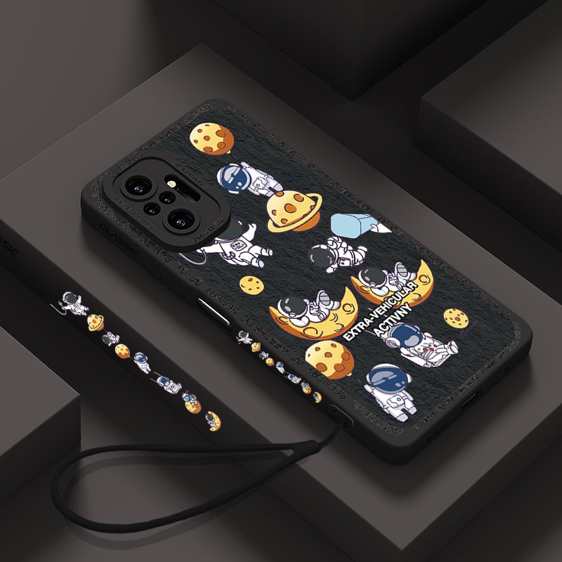 Ốp Điện Thoại Silicon Mềm Họa Tiết Phi Hành Gia Dành Cho Redmi NOTE 12 11 10 pro 12 pro 11 pro 10 pro 10s 11s 12C