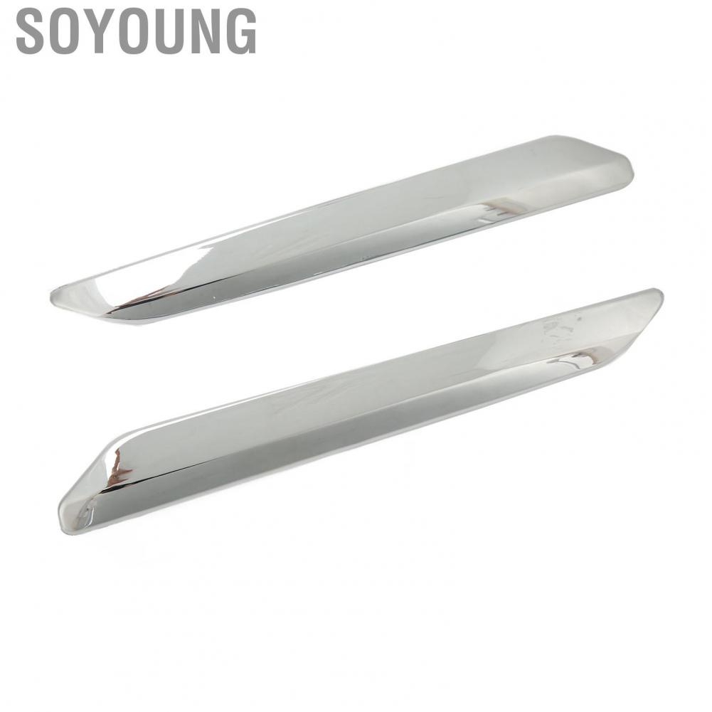 Soyoung Front Bumper Strip  Easy Installation Left Right  Collision Front Bumper Trim  for Car