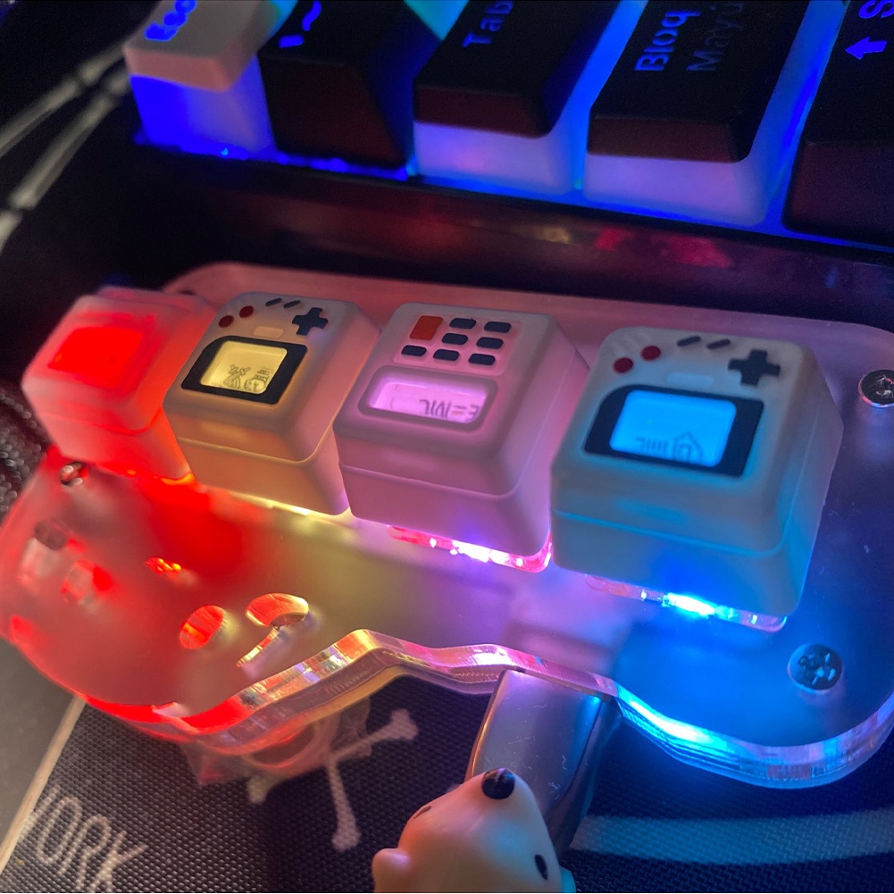 Nút Bàn Phím K-04 3 Trong 1 Thay Thế Thiết Kế Dễ Thương Phong Cách Retro