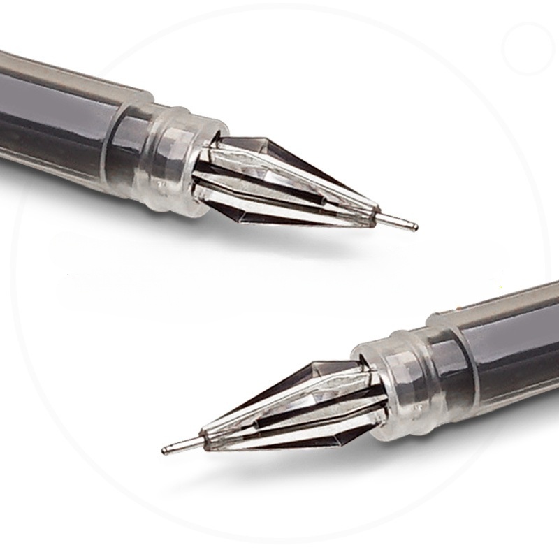 Bút Bi Gel Màu Xanh/Đen/Đỏ Ngòi 0.38mm