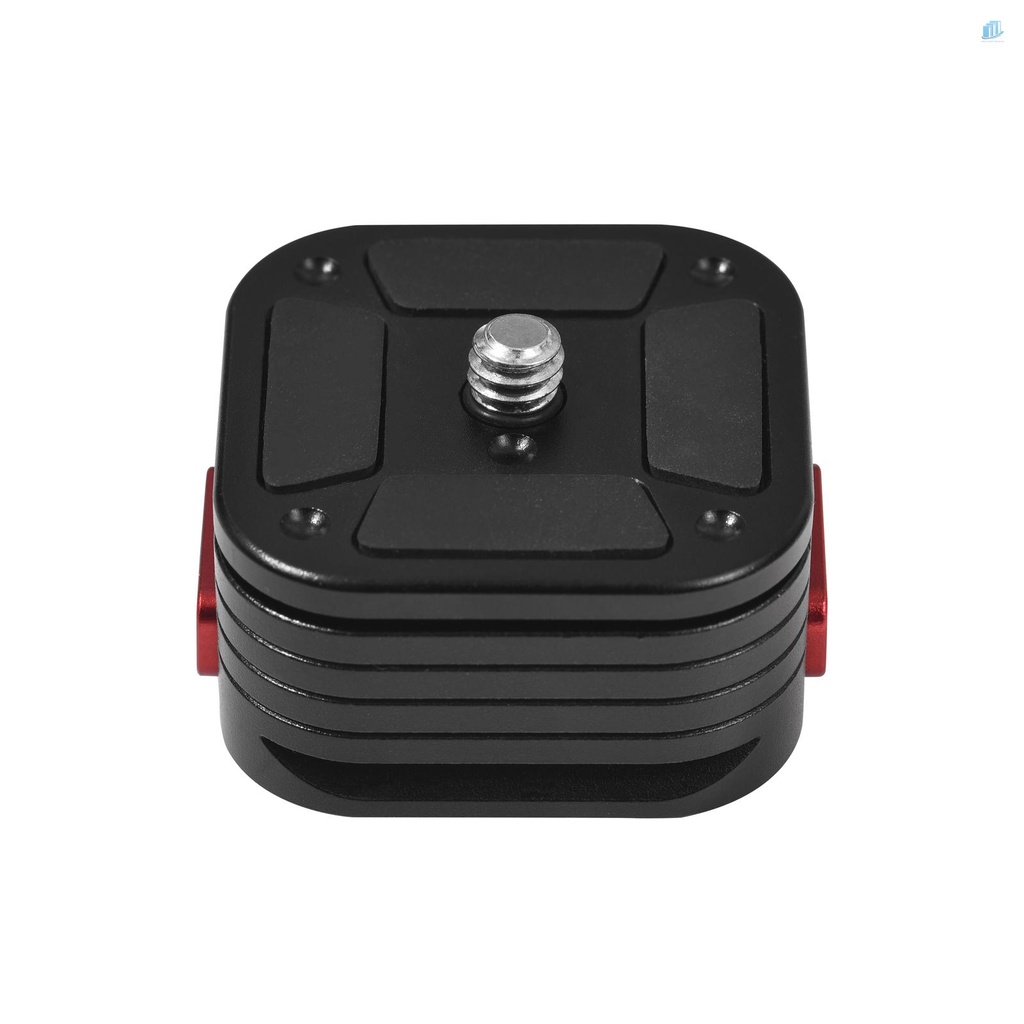 Đĩa QR Tháo Lắp Nhanh Bằng Hợp Kim Nhôm Với Ốc Vít 1 / 4 Inch Cho Tay Cầm Chống Rung Máy Ảnh DSLR