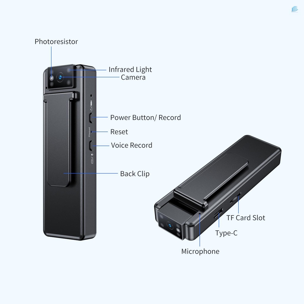 Camera Ghi Hình Kỹ Thuật Số Độ Phân Giải Cao 1080P 11 Giờ Bộ Nhớ Mở Rộng 256G 256G