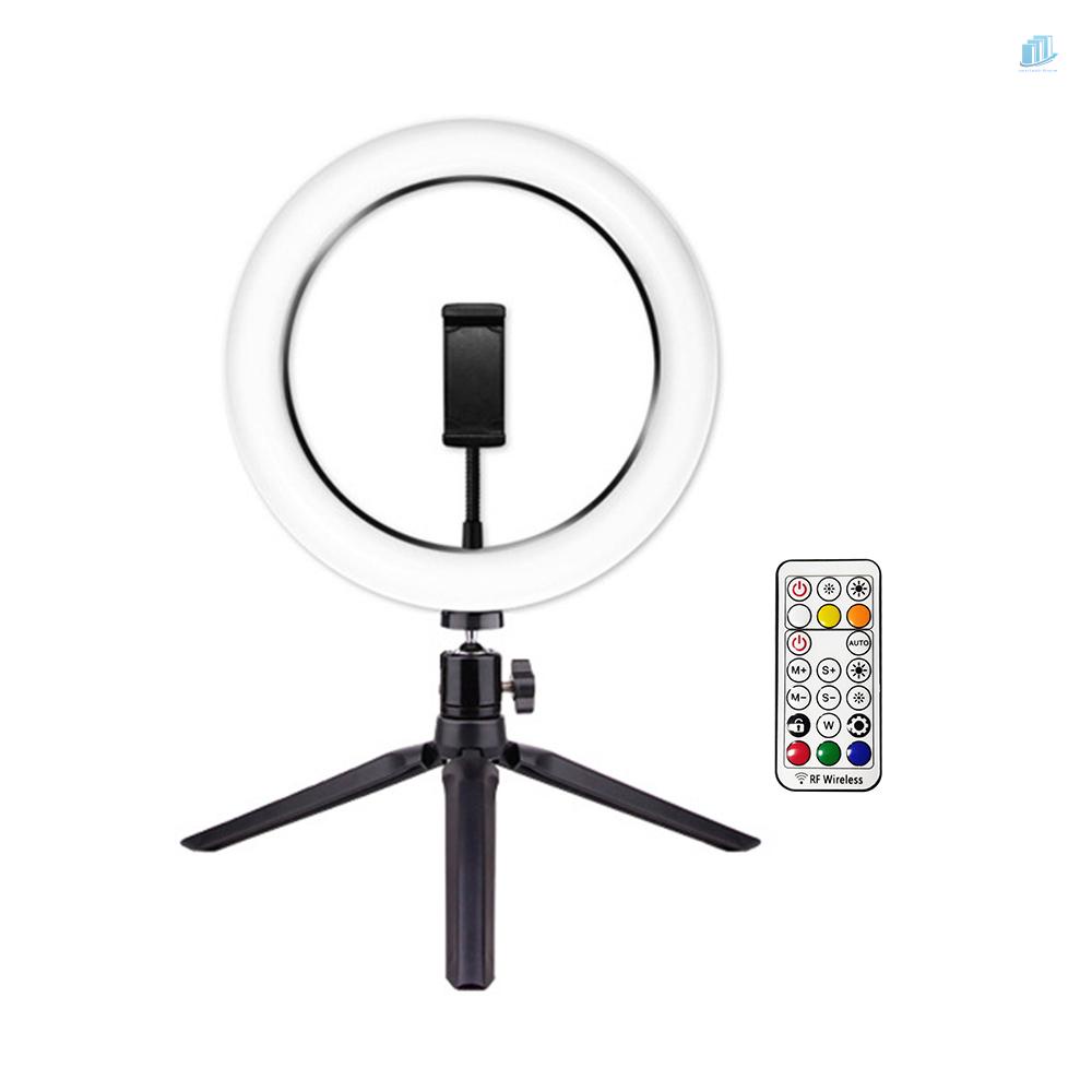 Bộ Chuyển Đổi Vòng Đèn LED RGB 3500K-6500K USB Thông Minh 10inch / 26cm Có Thể Điều Chỉnh