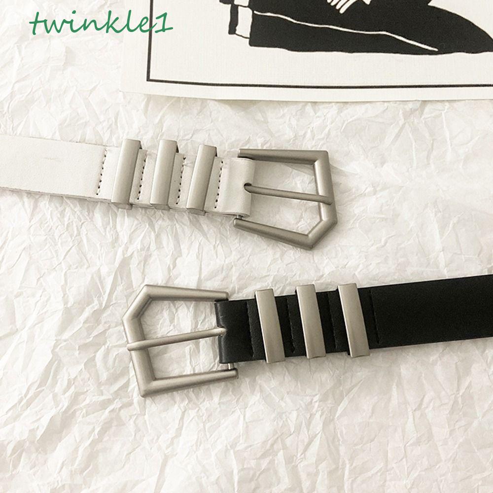 Thắt Lưng Da PU Khóa Kim Loại Kiểu Retro Y2k Thời Trang Cho Nam