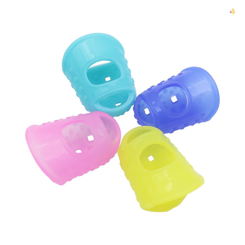 Miếng Silicone Bảo Vệ Ngón Tay Khi Chơi Đàn Guitar / Ukulele / Bass 4 Trong 1