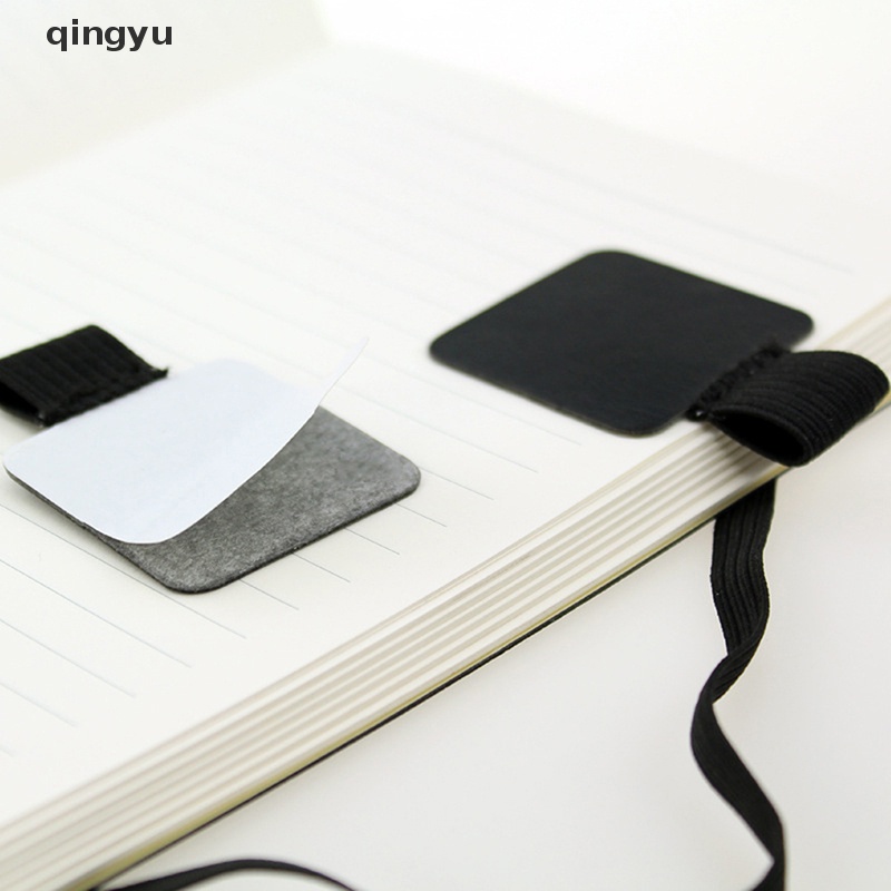 Kẹp Giữ Bút Tự Dính Bằng Da Co Giãn Tiện Dụng