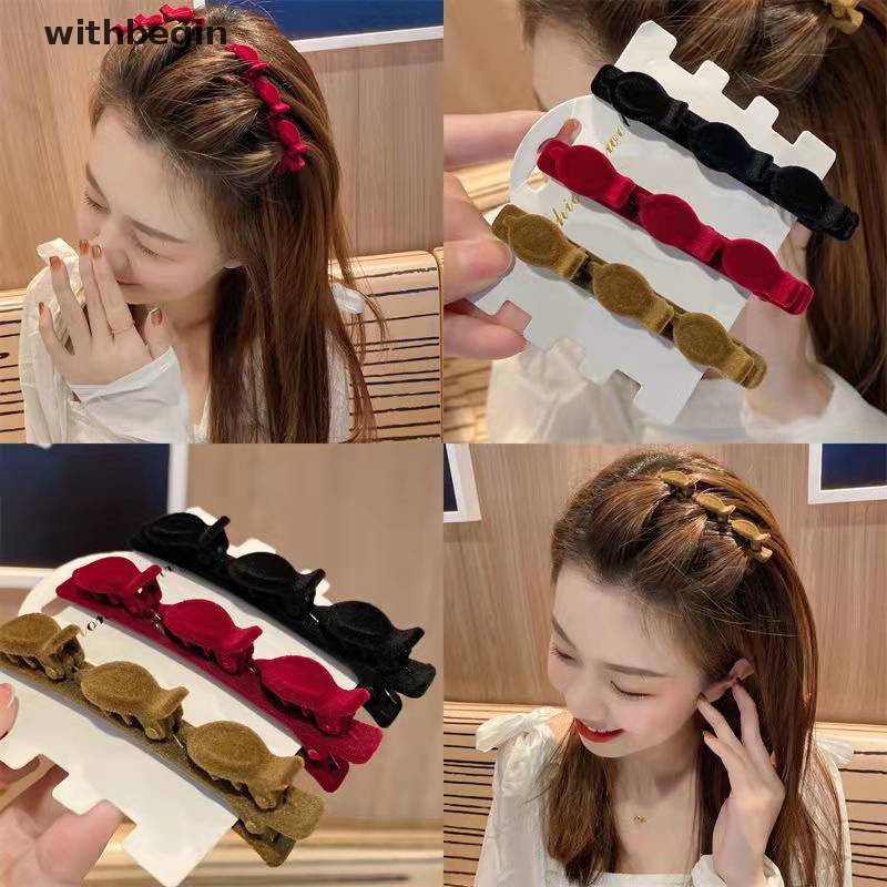 Kẹp Tóc Mỏ Vịt Bện Thời Trang Cổ Điển