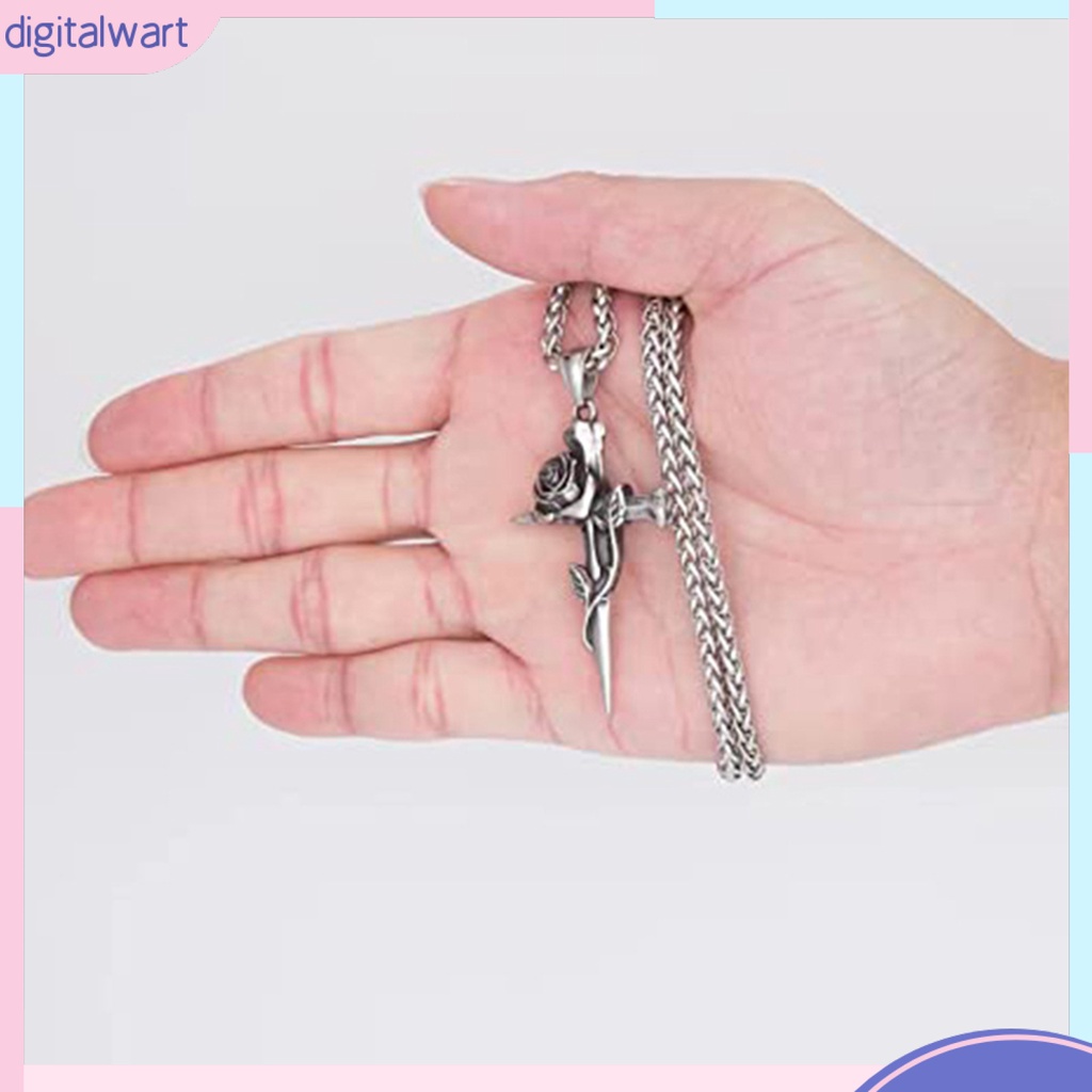 Vòng cổ Hai Mặt Hình Thánh Giá Phong Cách Retro Dành Cho Nam