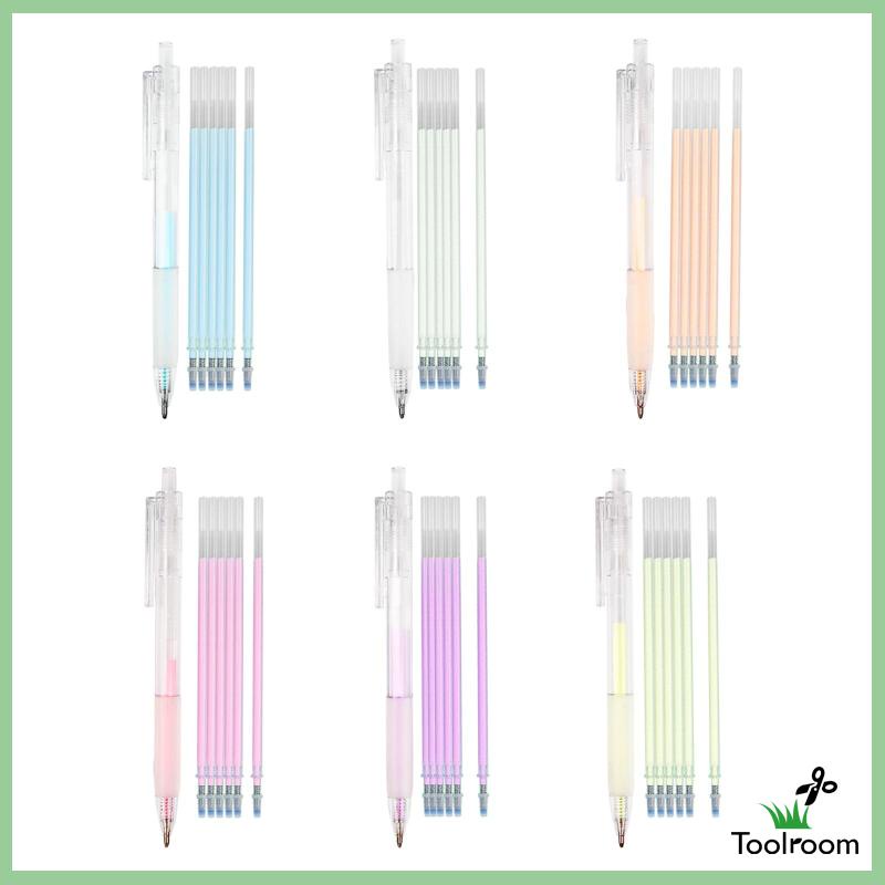 Set 6 Bút Nhấn Khô Nhanh Kèm Ruột Bút Thay Thế Trang Trí