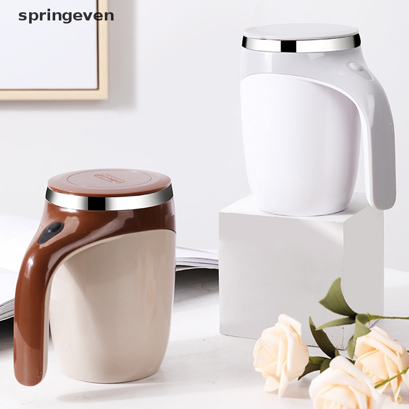 Cốc Khuấy Cà Phê Tự Động Thông Minh Bằng Thép Không Gỉ Có Thể Sạc Lại