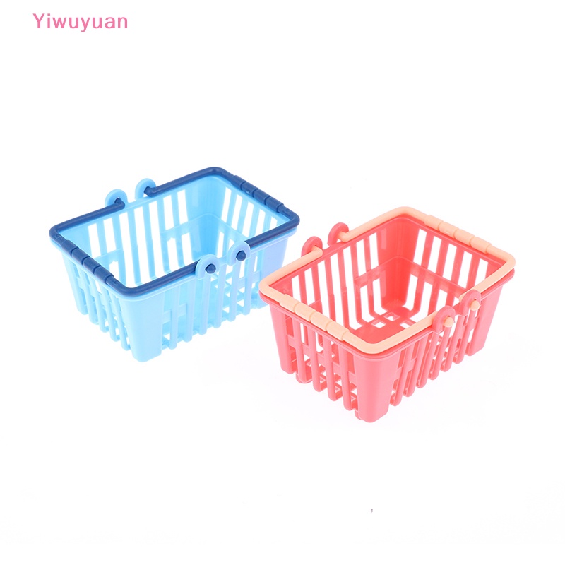 < Yiwuyuan > Giỏ Mua Sắm Đồ Chơi Mini Cho Nhà Búp Bê Mới