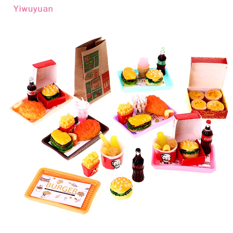 Xô Đựng Khoai Tây Chiên / Burger Mini Bo11 Cho Nhà Búp Bê