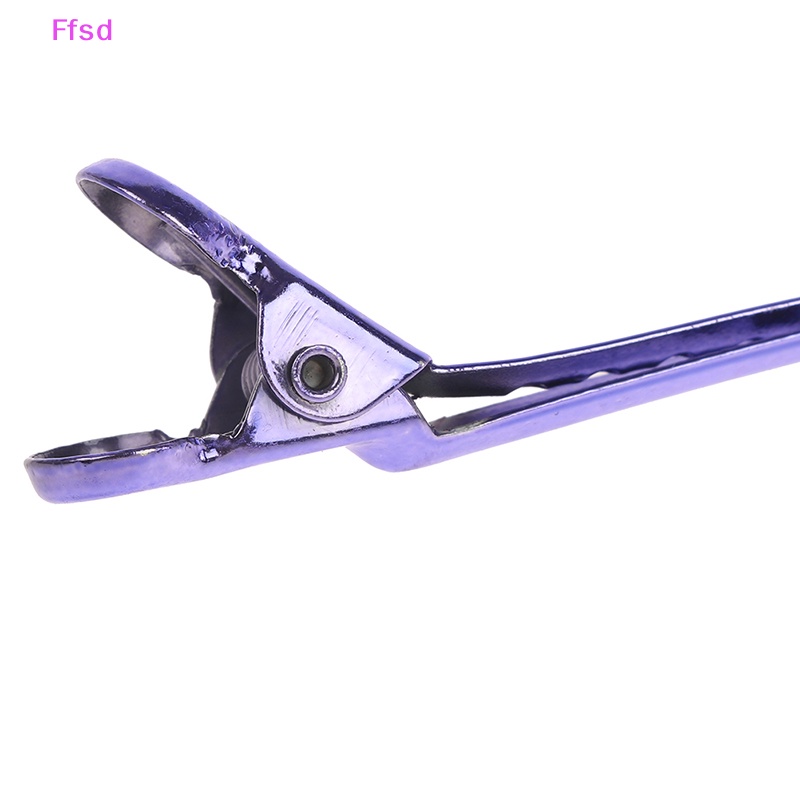 Bộ 6 Kẹp Tóc Mỏ Vịt Bằng Kim Loại Chuyên Dụng Cho Salon