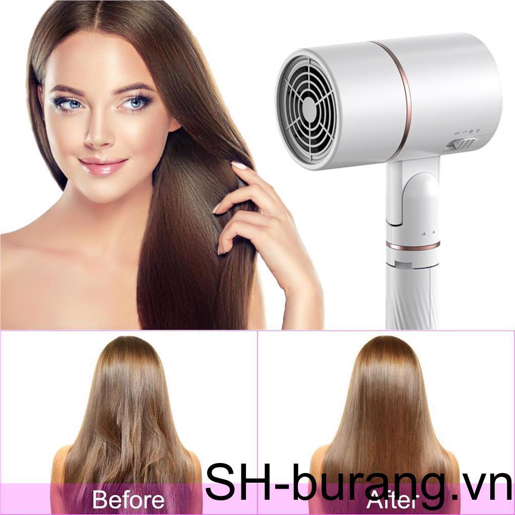 Máy Sấy Tóc Ion Âm 3 / 2 Tốc Độ Có Thể Gập Lại Chuyên Nghiệp Cho Salon / Nhà Ở