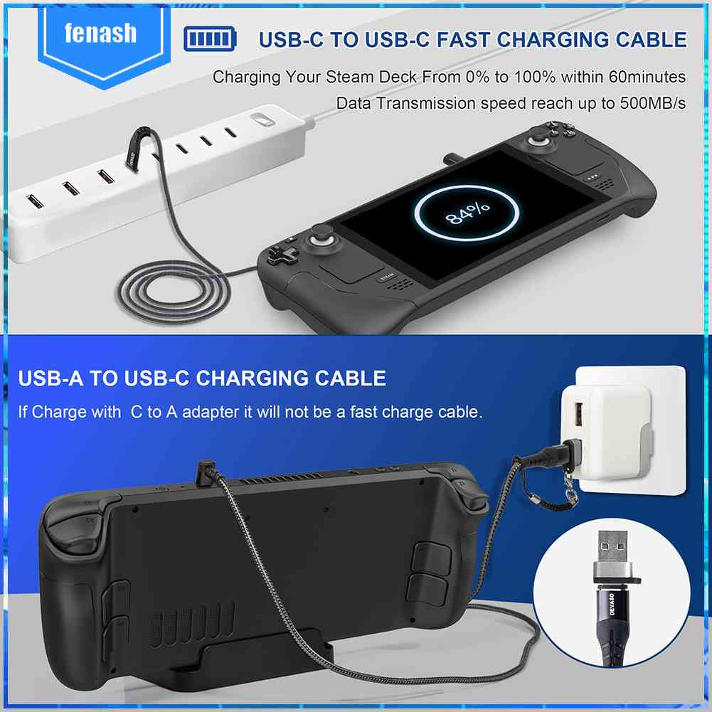 Cáp Dữ Liệu 480Mbps Chống Đứt Gãy Cho Máy Chơi Game Hơi Nước