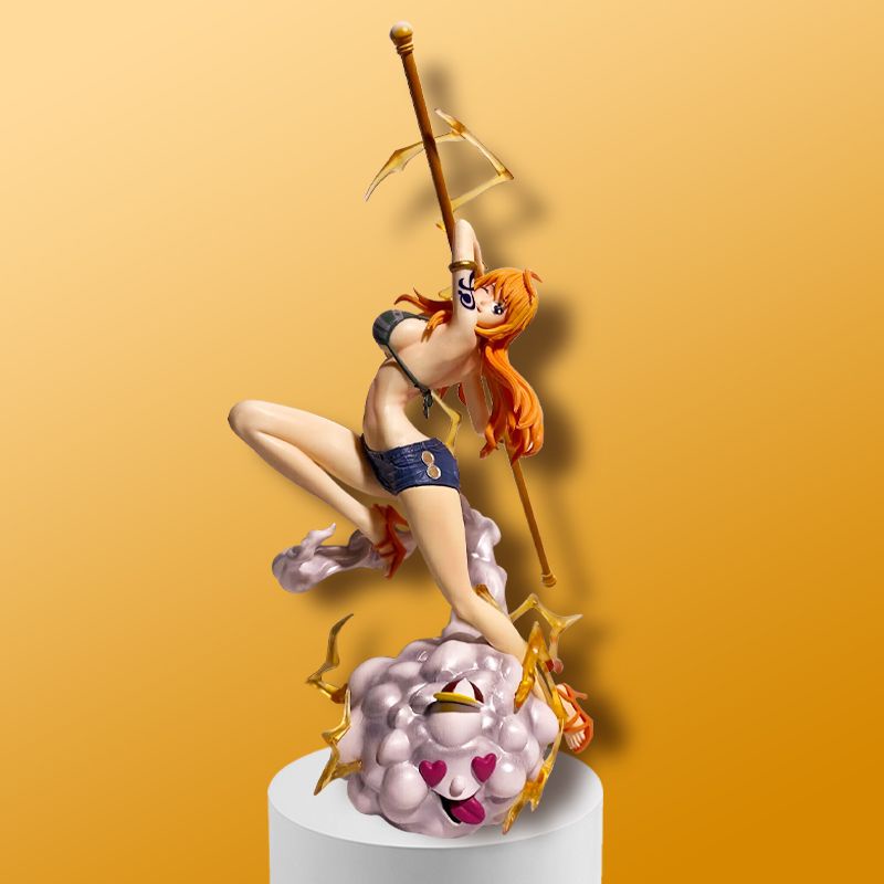 One piece IU popmax resonance Nami straw hat Group gk hand-made model ornaments peripheral animation gifts