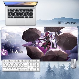 Silver Wolf Mouse Pad Honkai: Star Rail Table Pad Kafka Gaming Computer Pad Custom anime Large size rubber cushioned animation ACGN Student keyboard pad