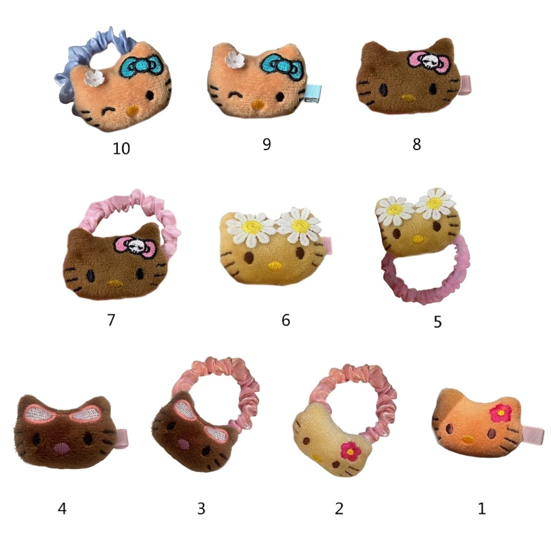 Kẹp Tóc Chống Trượt Hình Mèo Kitty Dễ Thương