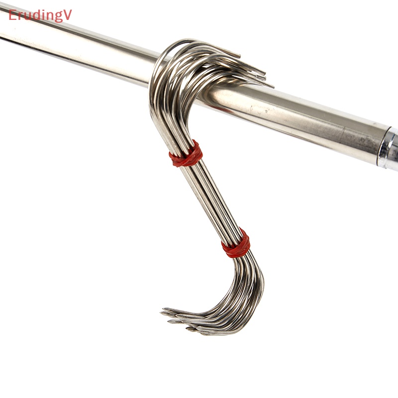 Set 20 Móc Treo Xúc Xích Bằng Thép Không Gỉ Hình Chữ S