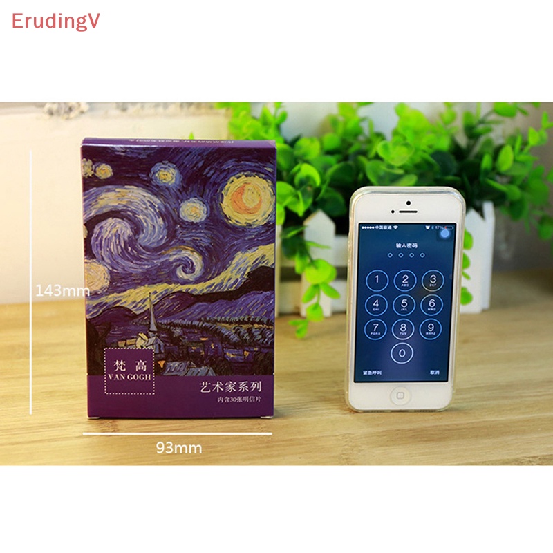 Set 30 Tấm Bưu Thiếp Van Gogh Cổ Điển