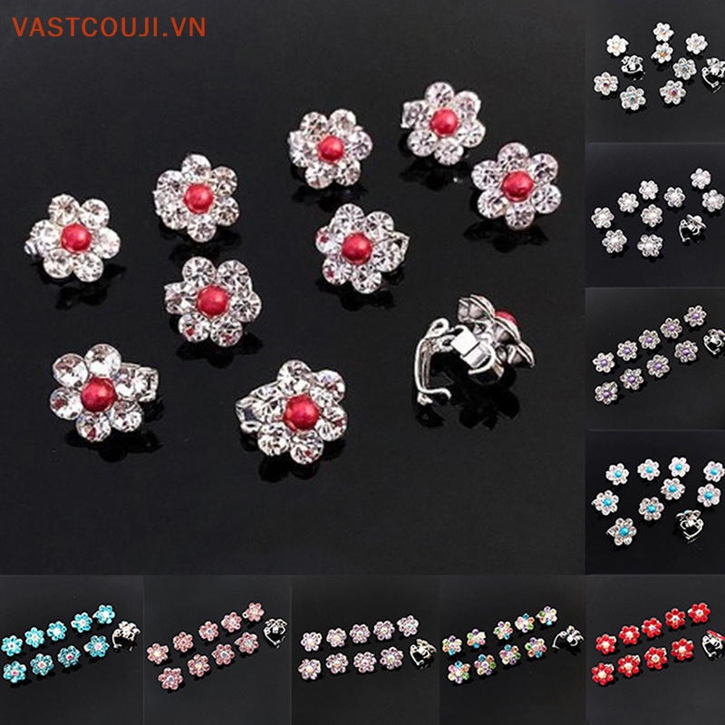 Set 10 Kẹp Tóc Kim Loại Thiết Kế Nhỏ Nhắn Dễ Thương Cho Bé Gái