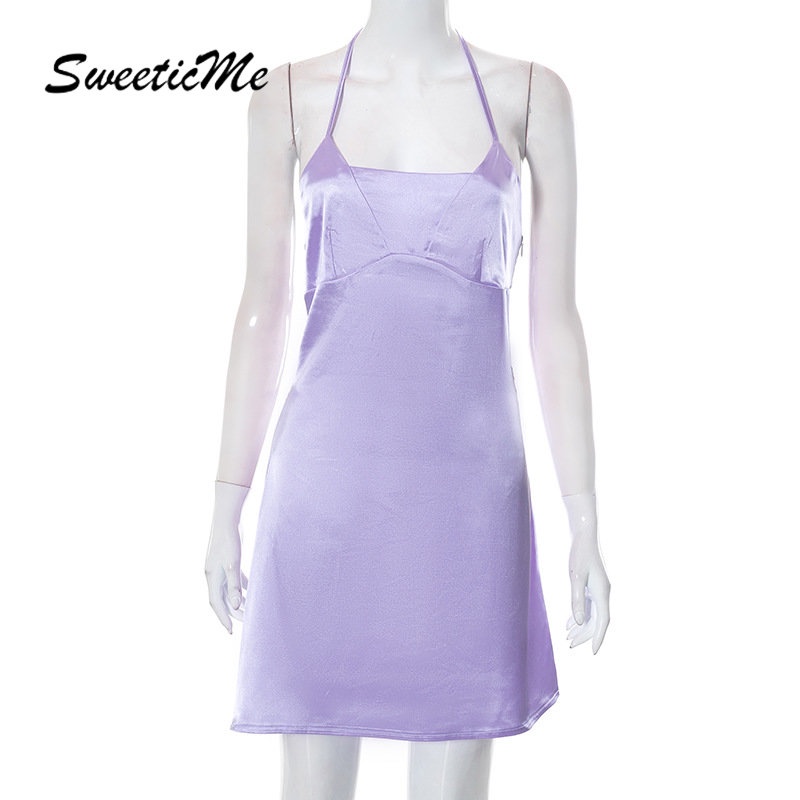 Đầm Mini Hai Dây Ôm Dáng Eo Cao Màu Trơn Có Khóa Kéo Gợi Cảm Thời Trang Mới 2023 Cho Nữ