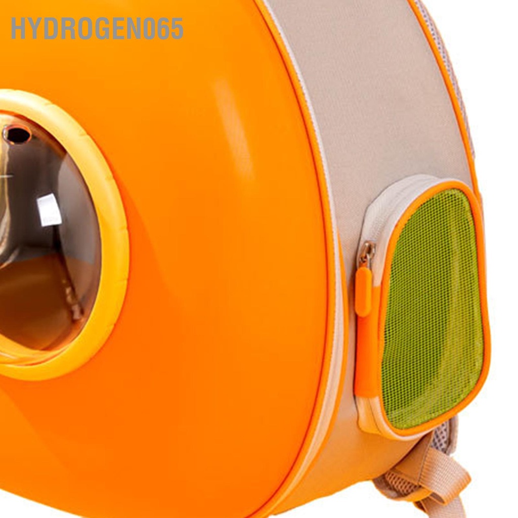 Hydrogen065 Ba lô cho mèo Cà rốt dễ thương Di động Cửa sổ trong suốt Thoáng khí Thông gió Không gian lớn chở thú cưng