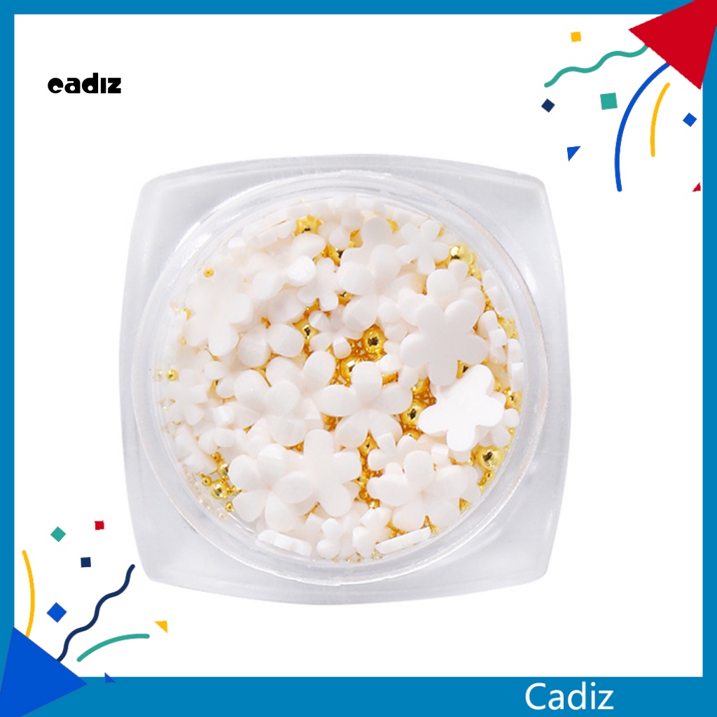 1 Hộp Cánh Hoa 3D Bằng Nhựa Resin Dùng Trang Trí Móng Tay DIY