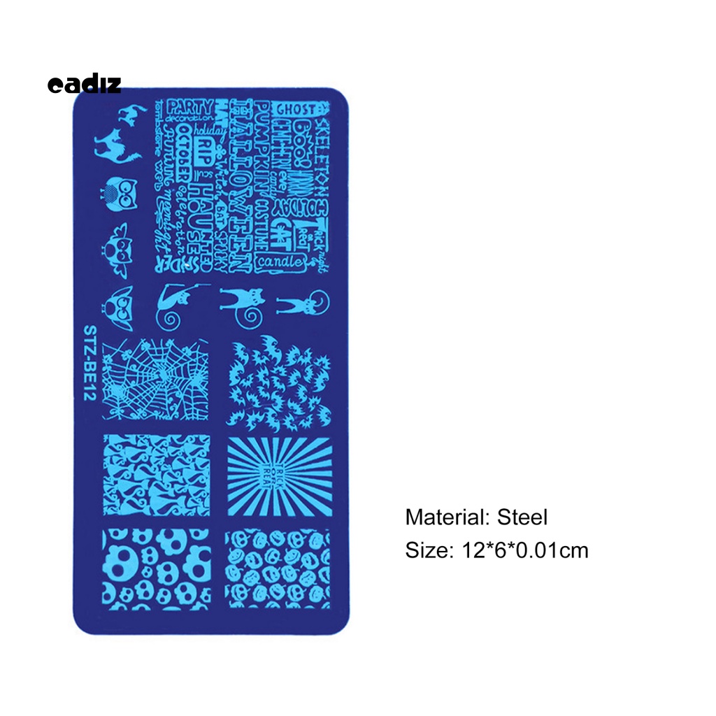 Con Dấu Trang Trí Móng Tay Bền Bỉ Dễ Sử Dụng Thiết Kế Phong Cách Halloween